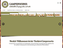 Tablet Screenshot of camperworks.net